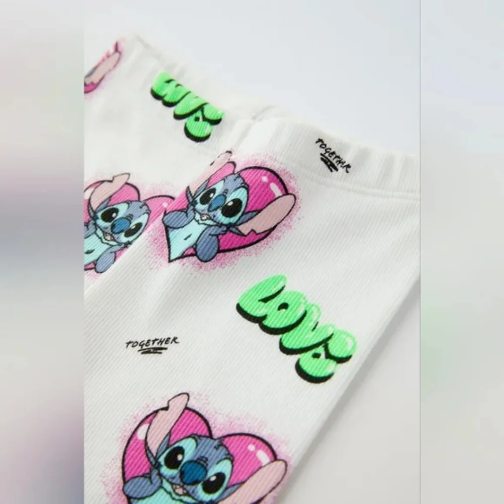ZARA STITCH LOVE DISNEY BIKE SHORTS
